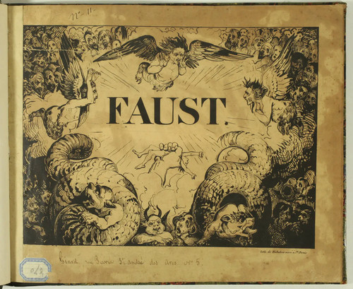 Goethe faust 26 esquisses - [goethe],
