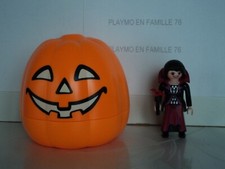 PLAYMOBIL vampire femme Halloween avec citrouille set 9895