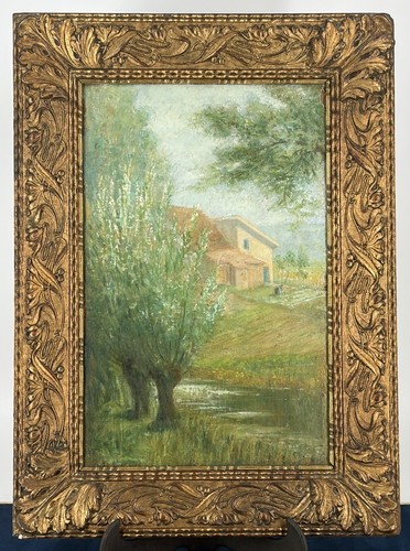 Huile sur toile - , marouflée