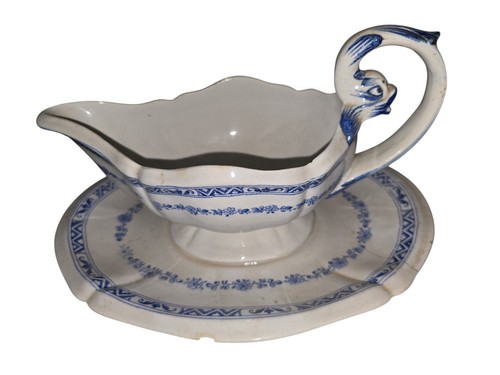 Saucière ancienne faïence - en,