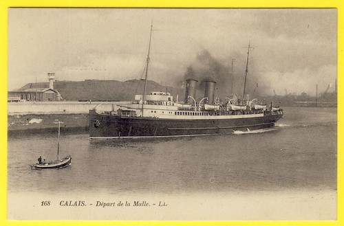Cpa calais départ de la - -,