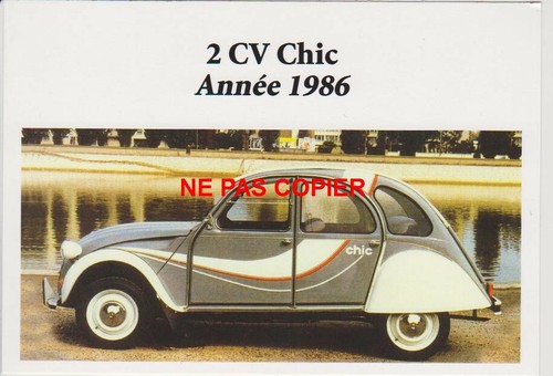 Citroen 2cv chic 1986 - 2cv,
