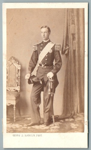 Cdv 1865 georges ier grèce - cdv, de