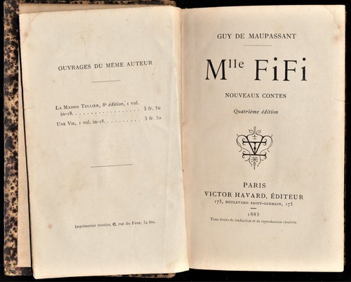 Guy maupassant mademoiselle - guy, de