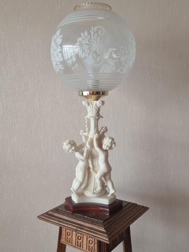 Grande lampe retro pied - grande,