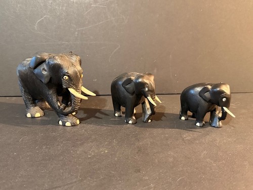 Ensemble éléphants bois - d'éléphants,