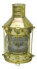 Lampe à ancre avec brûleur à pétrole Lampes de bateau en Laiton 39 cm Sea-Club