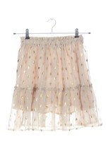 VINTAGE DRESSING Jupe taille haute Dames Jupe T EU 36 blanc cassé-doré