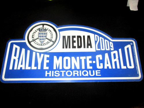 Plaque plate schild rallye - plaque,