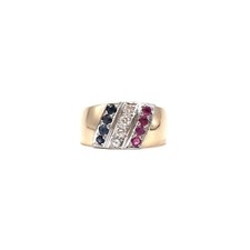 Bague en or 14 carats diamant