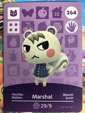Carte amiibo 264 Maréchal / mathéo Animal Crossing série 3