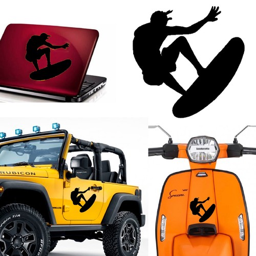 Surf autocollant vinyle - autocollant,