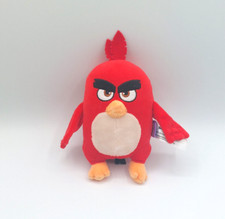 Peluche doudou oiseau rouge