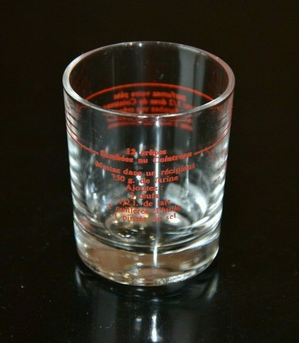 Verre doseur cointreau vintage - verre,