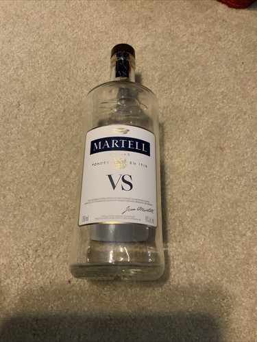 Empty martell cognac - martell,