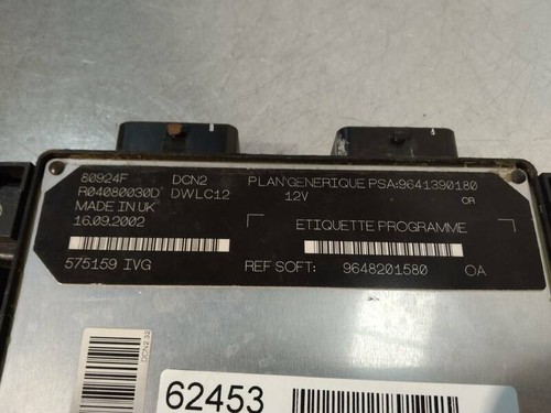 9648201580 boîtier moteur uce