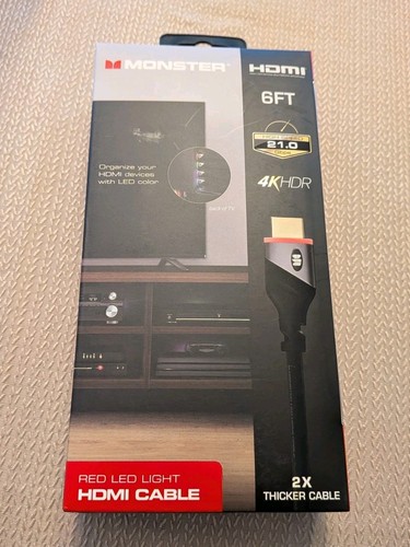 Monster hdmi cable - cable, led