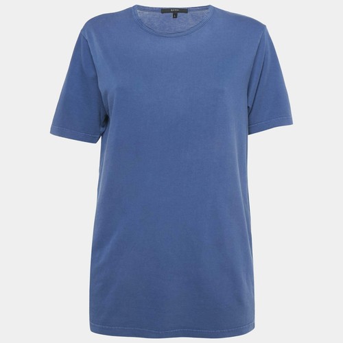Gucci blue jersey crewneck - jersey,