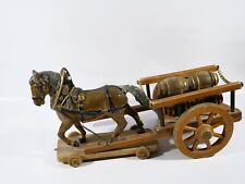 Cheval avec charrette de