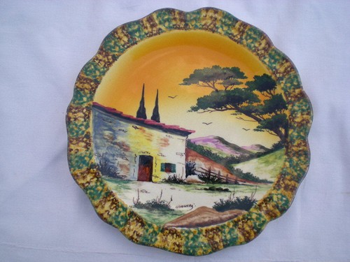 Ancienne assiette ceramique - ancienne,