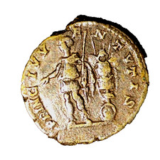 MONNAIE ROMAINE DENIER GETA MILITAIRE ROME (jn60)