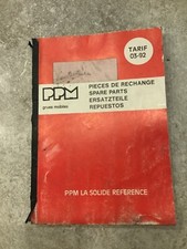 POTAIN POCLAIN MATÉRIEL PPM grue TARIF pièces de rechange 1992