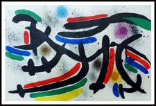 Joan MIRO : Composition abstraite II, Lithographie originale 1972