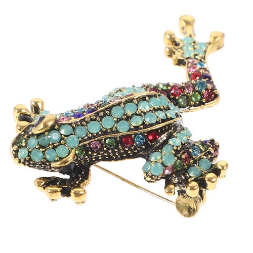 Broche grenouille épingle - , grenouille,