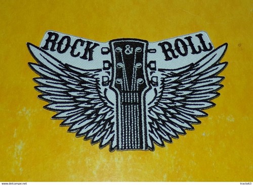 Tissu patch rock roll - tissu,