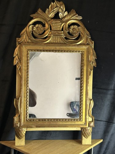 Miroir louis xvi bois stuc - bois, et