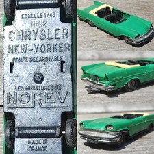 1/43 NOREV Chrysler New-Yorker Coupe Décapotable Jouet Ancien Collection Défauts