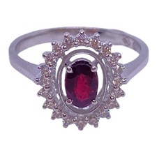 Bague Princesse En Or Blanc