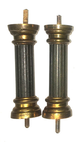 Paire colonnes patine - colonnes, à