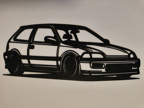 Wall art honda - wall, 3d
