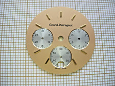 Cadran montre vintage Girard Perregaux,,Zifferblatt.Chrono,chronographe,dial