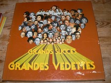 Coffret de 9 lp vinyles 33 tours – Grands succès Grandes vedettes