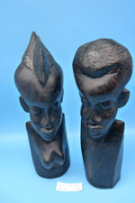 Statuette  Africaine couple Buste  REF 55/1