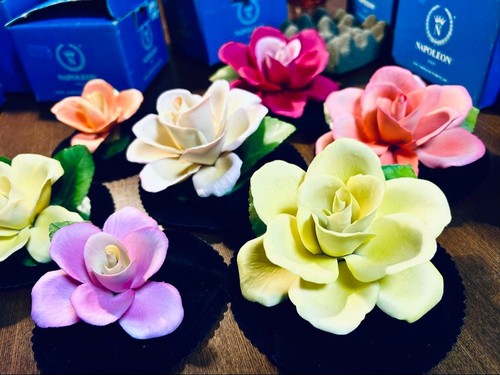 Figurine fleur rose - , en