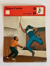 CARTE EDITIONS RENCONTRE 1977 / ART MARTIAUX - CANNE D'ARME LES REGLES