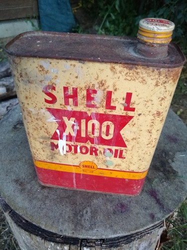 Bidon métal shell 100 - shell, x-100