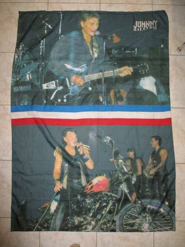 Drapeau flag johnny - johnny, hallyday