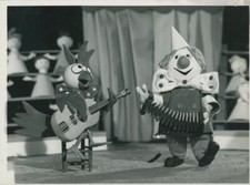 KIRI LE CLOWN  ORTF 1966 PHOTO