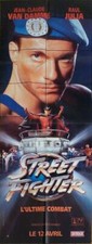 STREET FIGHTER - VAN DAMME - RARE ORIGINAL DOOR PANEL MOVIE POSTER