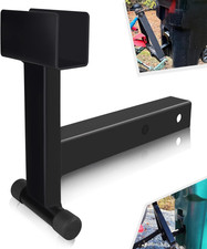 Trash Can Hauler Grabber for Lawn Mowers and Garden Tractors, 2" Hitch