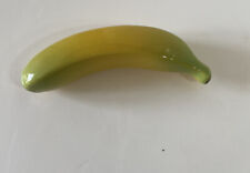 banane fruit faïence trompe l'oeil céramique barbotine Majolica deco collection