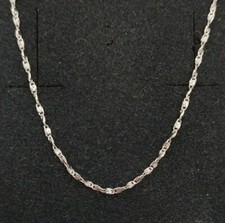 Chaîne Or Blanc 18k 750 Mls 