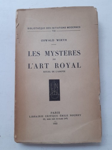 Oswald wirth les mystères - wirth., de
