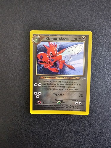 Carte pokemon cizayox obscur - carte,