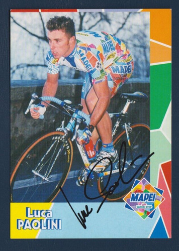 Cyclisme carte cycliste luca - cyclisme,