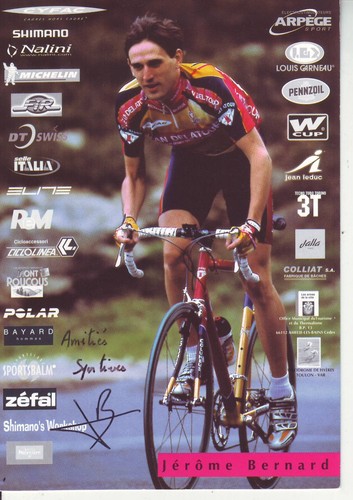 Cyclisme carte cycliste jerome - cycliste,